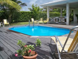 Alamanda Villa's L-Shaped Pool.
